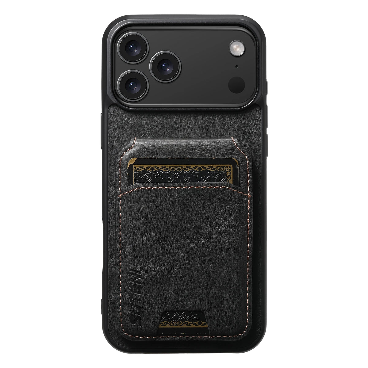 SUTENI Wallet Kickstand iPhone Case