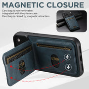 SUTENI Wallet Kickstand iPhone Case