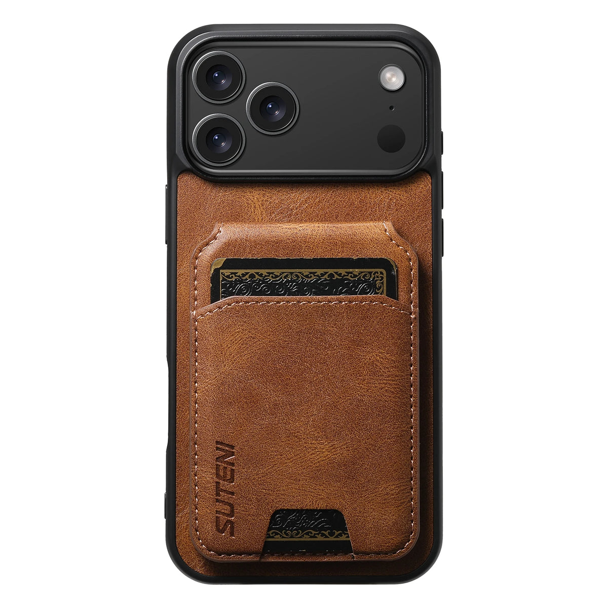 SUTENI Wallet Kickstand iPhone Case