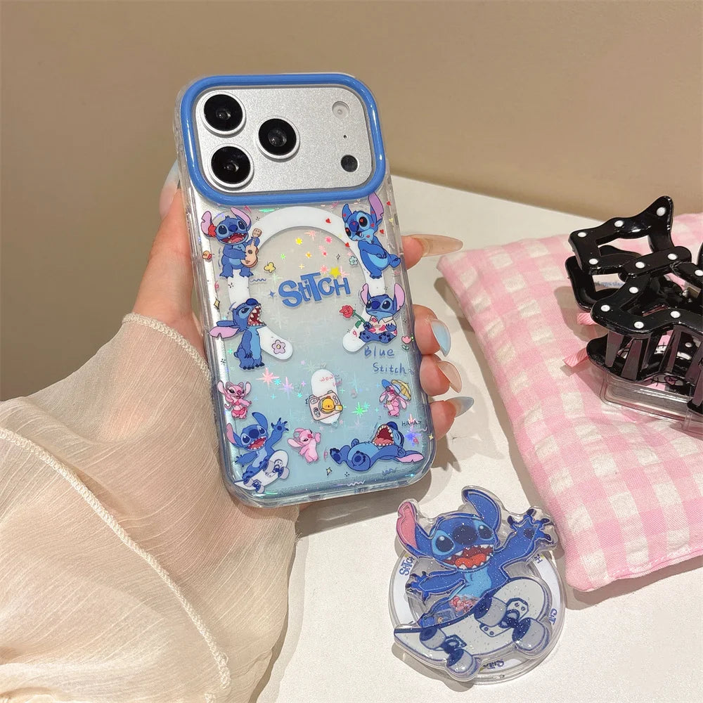 Blue Cartoon Charm iPhone Case
