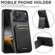 SUTENI Wallet Kickstand iPhone Case