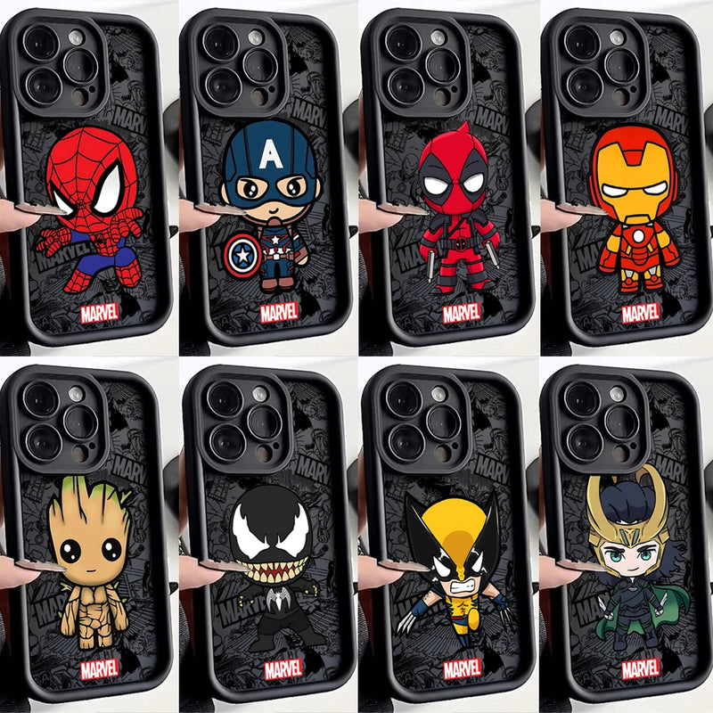 Marvel Chibi Heroes iPhone Case
