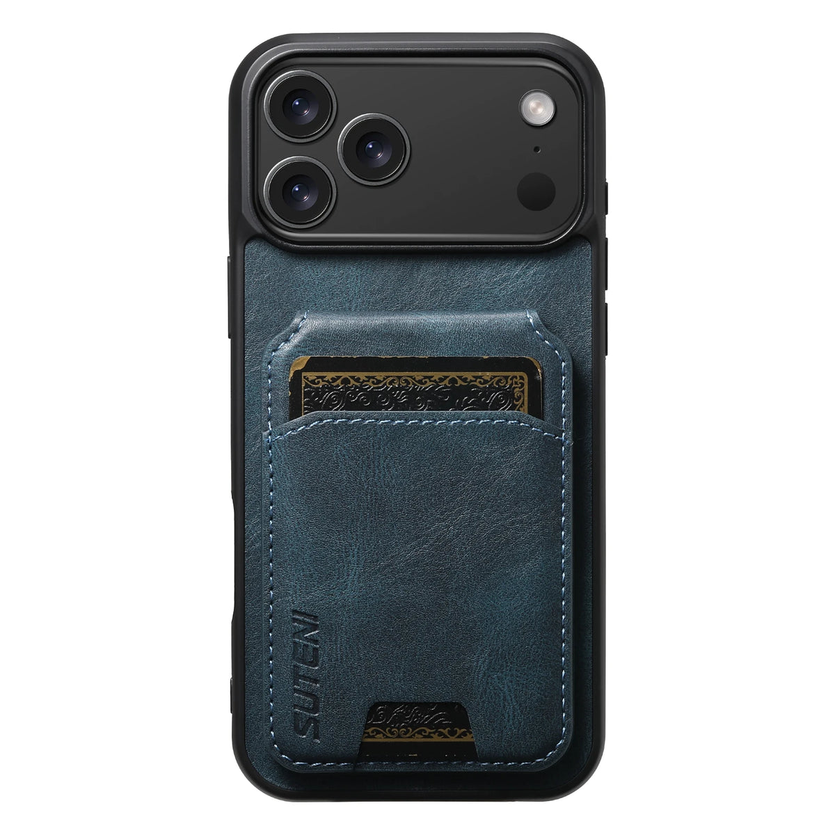 SUTENI Wallet Kickstand iPhone Case