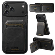 SUTENI Wallet Kickstand iPhone Case
