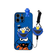 Elmo & Cookie Monster Charm iPhone Case