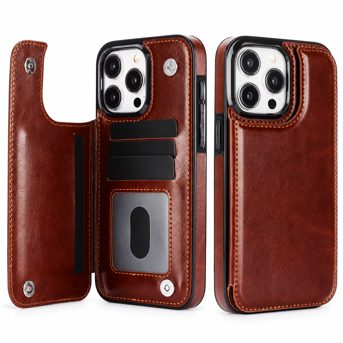 Brown iPhone case — individual product view