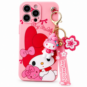 Hello Kitty & My Melody Charm iPhone Case