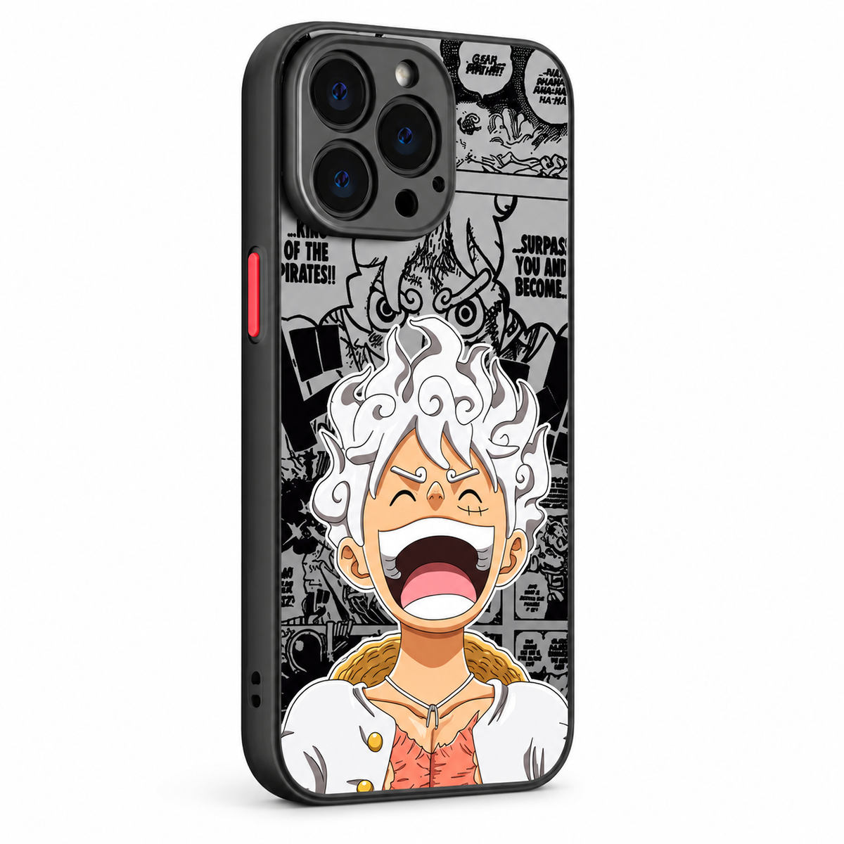 Laughing Luffy iPhone case — individual product photo
