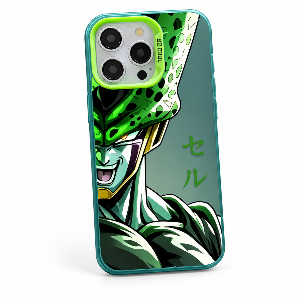 Cell Green iPhone case — individual product photo